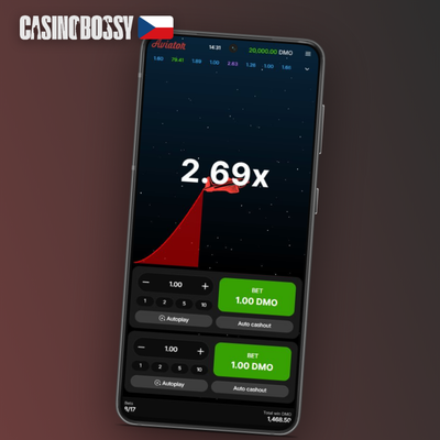 Auto-cashout v Aviator Bossy s předem nastaveným násobkem výběru