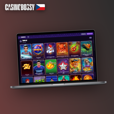 Live casino Bossy v HD rozlišení streamované plynule na obrazovce počítače