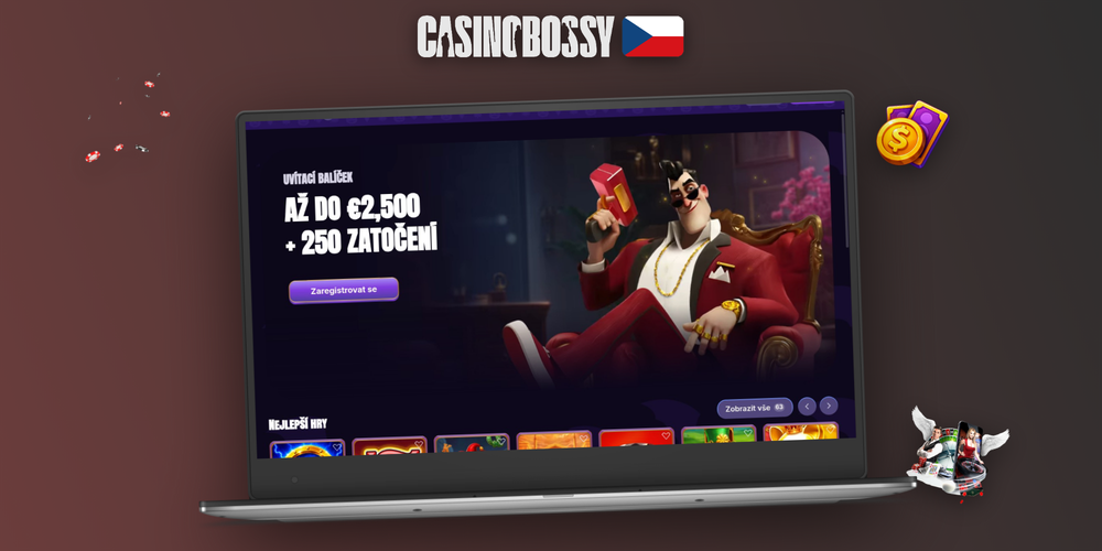 Registrace a první vklad v Bossy casino přes chytrý telefon